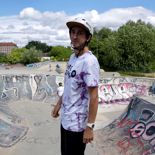 instruktor nauki jazdy na rolkach Gabriel-Rozwadowski