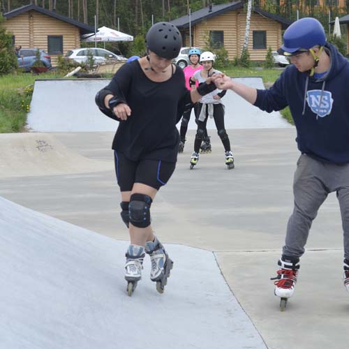 Nauka jazdy na rolkach w Warszawie - Dorośli - Skatepark - podstawy