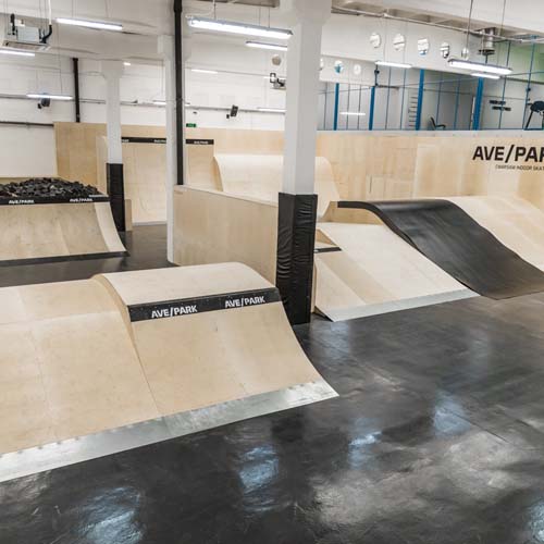 Lokalizacja: AvePark - kryty skatepark