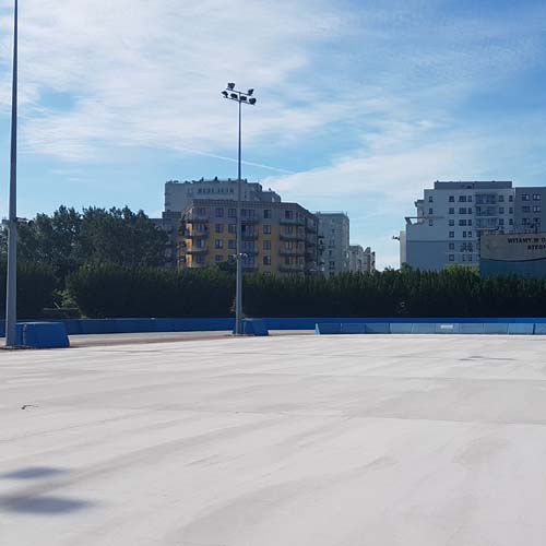 miejsce do nauki jazdy na rolkach Mokotów - Tor Stegny